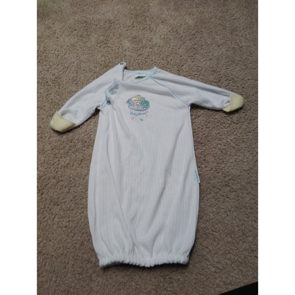 Vintage Baby B'gosh Noah's Ark Animals Baby Gown Newborn Rare HTF